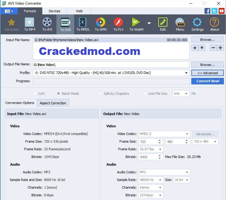 avs видео конвертер Crack